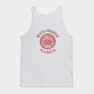 Boca Grande, Florida, with Stone Crab on Wind Rose Tank Top